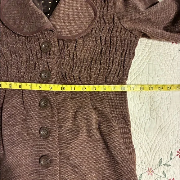 Buffalo David Bitton Brown Coat with patterned lining - Picture 6 of 11